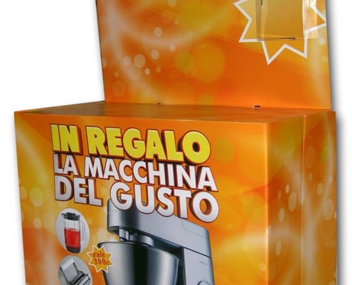 Espositore macchina del gusto