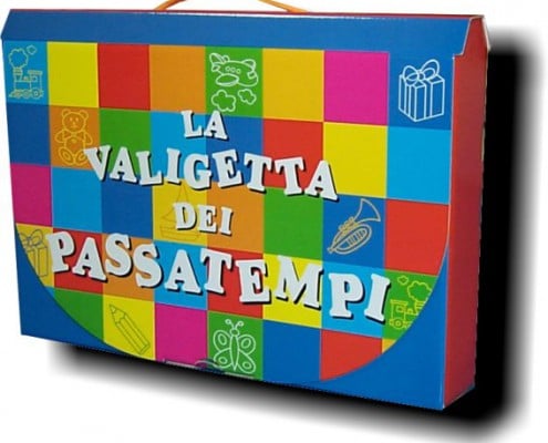 Valigetta cartone dei passatempi